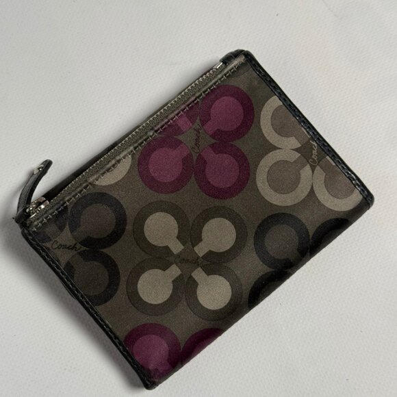 Coach Madison Clover Medium Wallet | Purple & Grey | Lightly Used - Picture 7 of 10